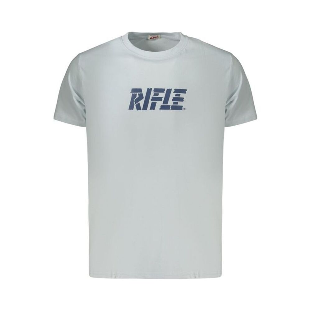 Rifle Light Blue Cotton Men's Men's T-Shirt